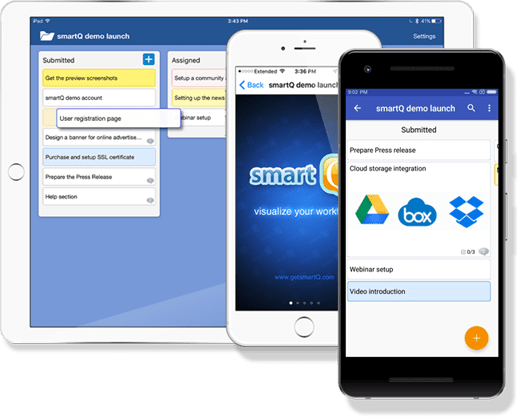 smartQ iOS and Android apps (Xamarin/MAUI)